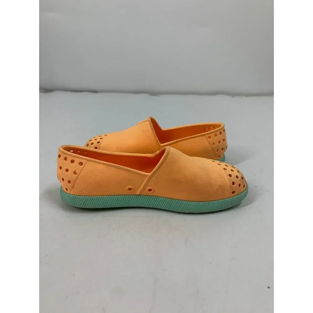 Native Girl's The Verona Slip On Flat Loafer Sage Green Neon Yellow Size‎ 9